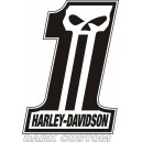 Pegatina Harley Dark Custom