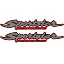 2x Pegatina logo Harley Sportster