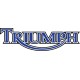 Pegatina logo Triumph perfil