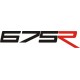 Pegatina  logo Triumph 675R