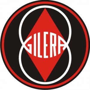 2x Pegatinas Gilera logo