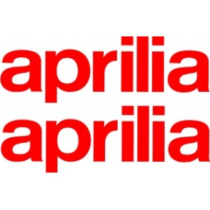 2x Pegatinas logo Aprilia