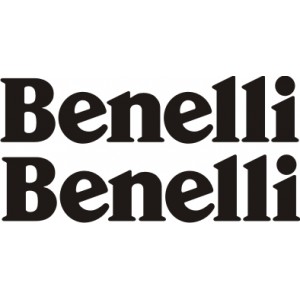 2x Pegatinas Benelli logo