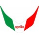 Pegatina bandera italia Frontal Caponord