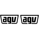 2x Pegatinas Logo AGV laterales