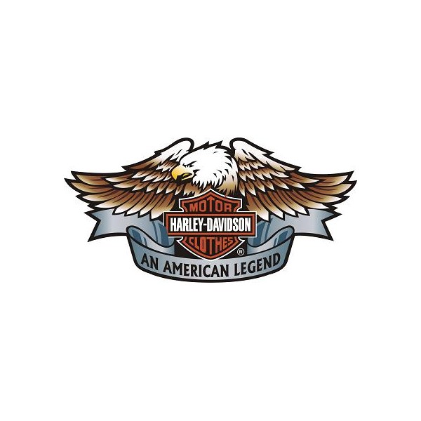2x Pegatinas logo Harley Aguila - Motocolor - Pintura y pegatinas de motos  | 2x Pegatinas Harley davidson Aguila, varios colores y medidas...